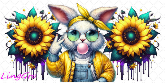 Easter 16oz UV DTF TRANSFER Libbey Glass Can Cup Wrap-KA-2692