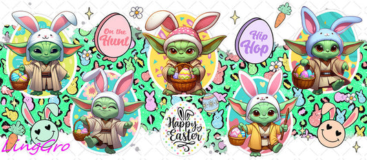 Easter 16oz UV DTF TRANSFER Libbey Glass Can Cup Wrap-KA-2849