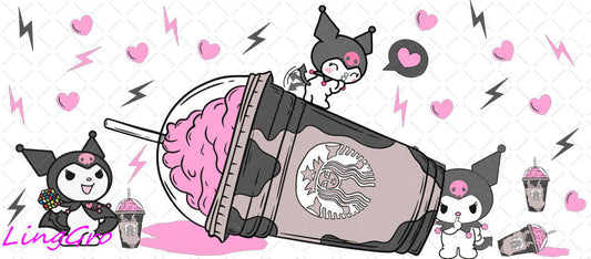 Sanrio 16oz UV DTF TRANSFER Libbey Glass Can Cup Wrap-KA-2905