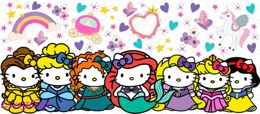 Sanrio 16oz UV DTF TRANSFER Libbey Glass Can Cup Wrap-KA-2909