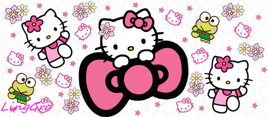 Sanrio 16oz UV DTF TRANSFER Libbey Glass Can Cup Wrap-KA-2913