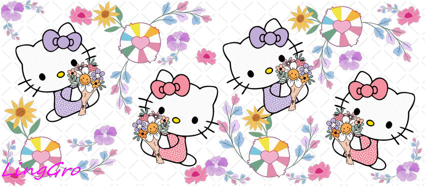 Sanrio 16oz UV DTF TRANSFER Libbey Glass Can Cup Wrap-KA-2915