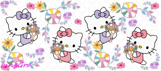 Sanrio 16oz UV DTF TRANSFER Libbey Glass Can Cup Wrap-KA-2915