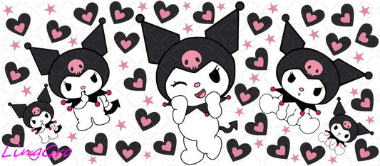 Sanrio 16oz UV DTF TRANSFER Libbey Glass Can Cup Wrap-KA-2921