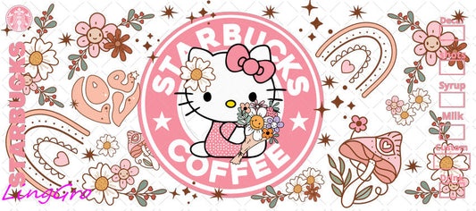 Sanrio 16oz UV DTF TRANSFER Libbey Glass Can Cup Wrap-KA-2926