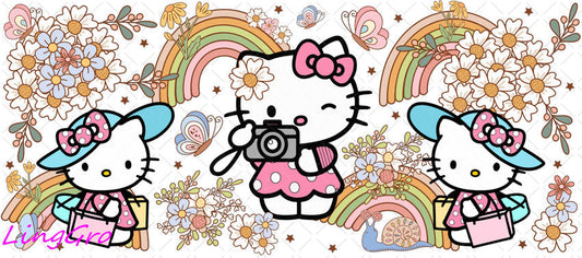 Sanrio 16oz UV DTF TRANSFER Libbey Glass Can Cup Wrap-KA-2927