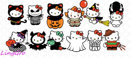 Sanrio 16oz UV DTF TRANSFER Libbey Glass Can Cup Wrap-KA-2936