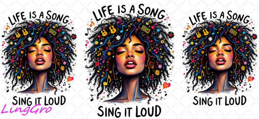 Badass Tattoo Girl 16oz UV DTF TRANSFER Libbey Glass Can Cup Wrap-KA-293