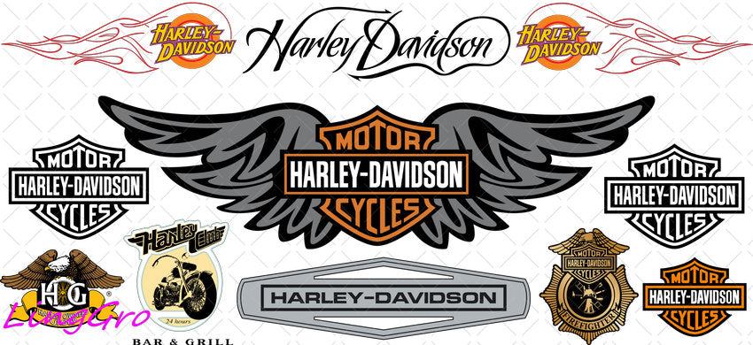 Harly 16oz UV DTF TRANSFER Libbey Glass Can Cup Wrap KA-2942