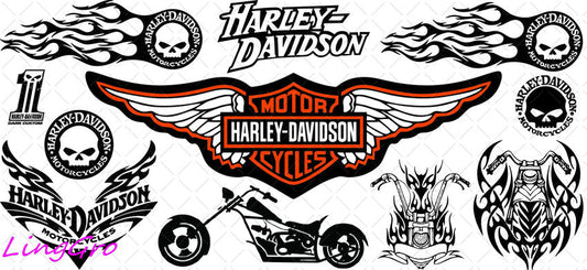 Harly 16oz UV DTF TRANSFER Libbey Glass Can Cup Wrap KA-2945