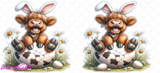 Easter 16oz UV DTF TRANSFER Libbey Glass Can Cup Wrap KA-2948