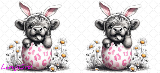 Easter 16oz UV DTF TRANSFER Libbey Glass Can Cup Wrap KA-2950