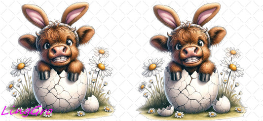 Easter 16oz UV DTF TRANSFER Libbey Glass Can Cup Wrap KA-2951