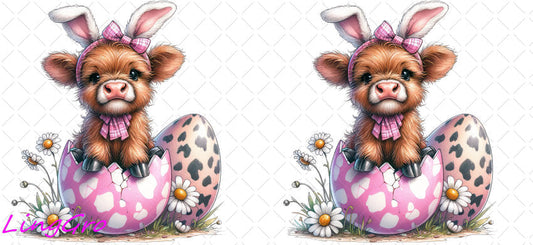 Easter 16oz UV DTF TRANSFER Libbey Glass Can Cup Wrap KA-2957