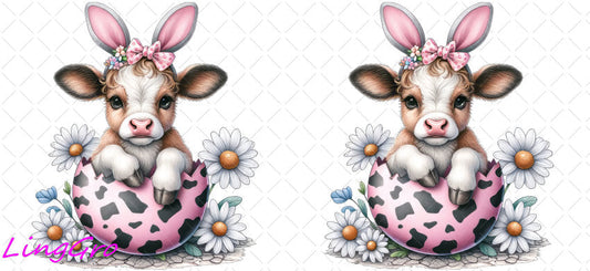 Easter 16oz UV DTF TRANSFER Libbey Glass Can Cup Wrap KA-2960