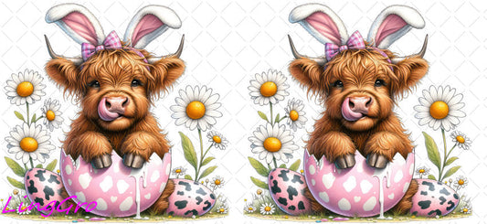 Easter 16oz UV DTF TRANSFER Libbey Glass Can Cup Wrap KA-2962