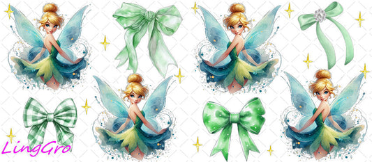 Disney Princess 16oz UV DTF TRANSFER Libbey Glass Can Cup Wrap KA-2989