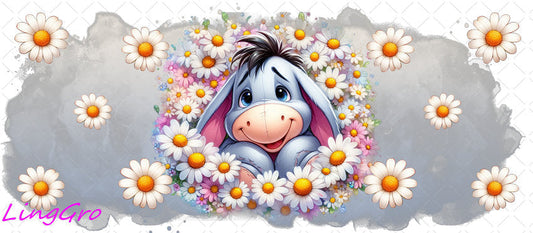 Winnie The Pooh 16oz UV DTF TRANSFER Libbey Glass Can Cup Wrap KA-3008