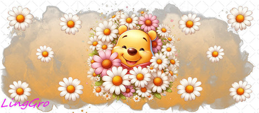 Winnie The Pooh 16oz UV DTF TRANSFER Libbey Glass Can Cup Wrap KA-3039