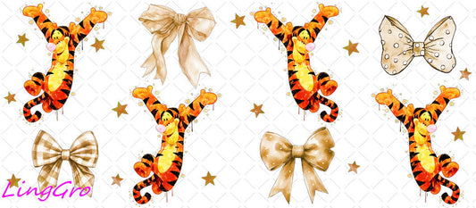 Winnie The Pooh 16oz UV DTF TRANSFER Libbey Glass Can Cup Wrap KA-3071