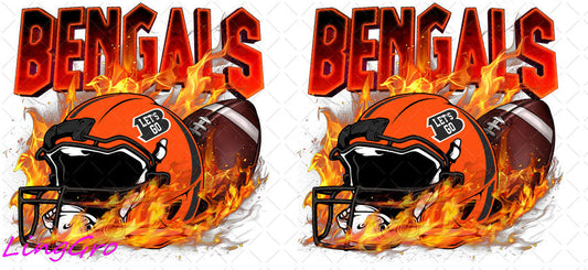 NFL 16oz UV DTF TRANSFER Libbey Glass Can Cup Wrap-KA-3096