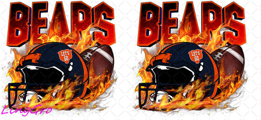 NFL 16oz UV DTF TRANSFER Libbey Glass Can Cup Wrap-KA-3097