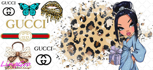 16oz UV DTF TRANSFER Libbey Glass Can Cup Wrap KA-3107