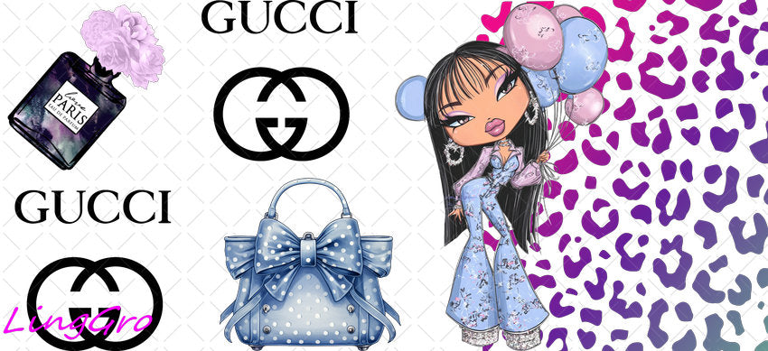 16oz UV DTF TRANSFER Libbey Glass Can Cup Wrap KA-3110