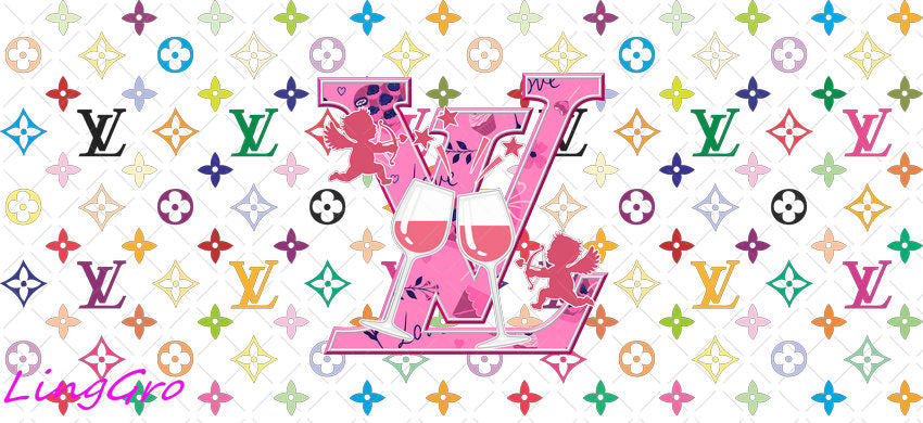 16oz UV DTF TRANSFER Libbey Glass Can Cup Wrap KA-3129