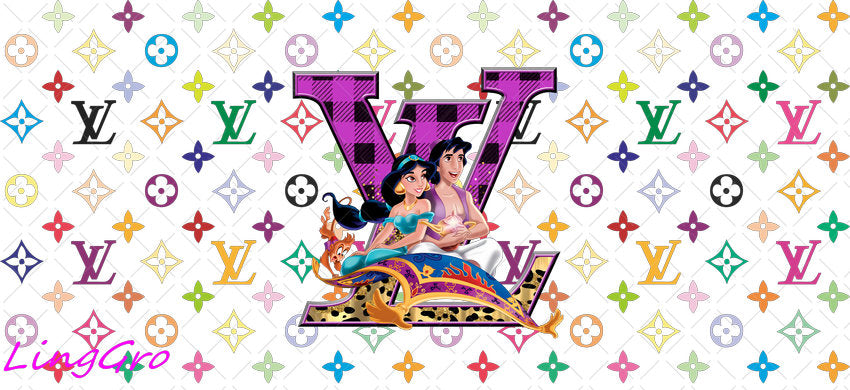 16oz UV DTF TRANSFER Libbey Glass Can Cup Wrap KA-3134