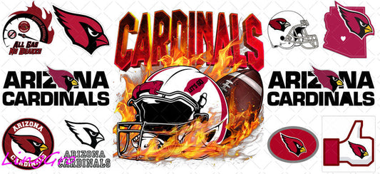 NFL 16oz UV DTF TRANSFER Libbey Glass Can Cup Wrap-KA-3166