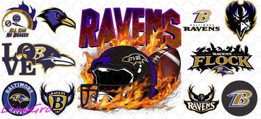 NFL 16oz UV DTF TRANSFER Libbey Glass Can Cup Wrap-KA-3168