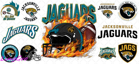 NFL 16oz UV DTF TRANSFER Libbey Glass Can Cup Wrap-KA-3180