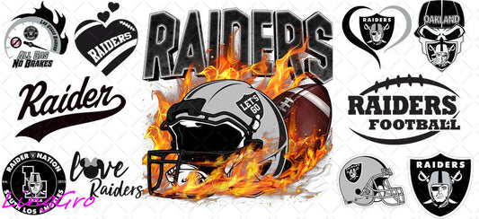 NFL 16oz UV DTF TRANSFER Libbey Glass Can Cup Wrap-KA-3190