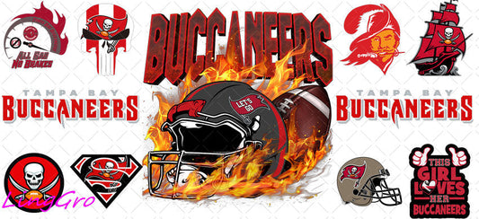 NFL 16oz UV DTF TRANSFER Libbey Glass Can Cup Wrap-KA-3195