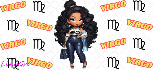 Zodiac 16oz UV DTF TRANSFER Libbey Glass Can Cup Wrap-KA 3209