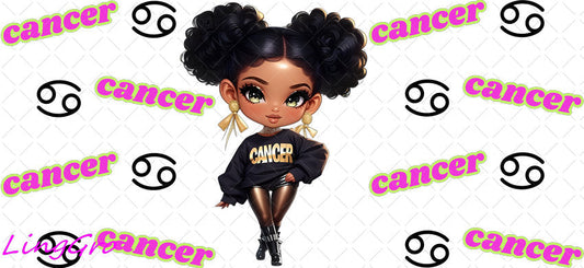 Zodiac 16oz UV DTF TRANSFER Libbey Glass Can Cup Wrap-KA 3213