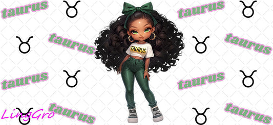 Zodiac 16oz UV DTF TRANSFER Libbey Glass Can Cup Wrap-KA 3221