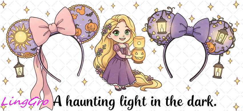 Disney Magic 16oz UV DTF TRANSFER Libbey Glass Can Cup Wrap-KA-3633
