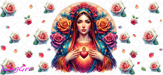 Virgin 16oz UV DTF TRANSFER Libbey Glass Can Cup Wrap KA-3794