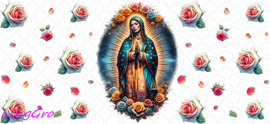 Virgin 16oz UV DTF TRANSFER Libbey Glass Can Cup Wrap KA-3798