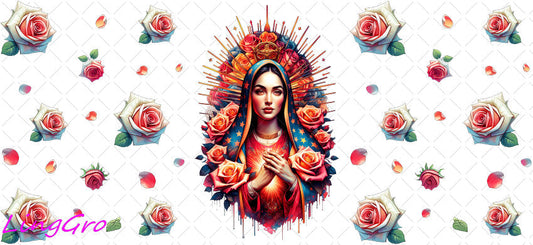 Virgin 16oz UV DTF TRANSFER Libbey Glass Can Cup Wrap KA-3801