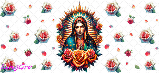 Virgin 16oz UV DTF TRANSFER Libbey Glass Can Cup Wrap KA-3803