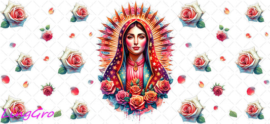 Virgin 16oz UV DTF TRANSFER Libbey Glass Can Cup Wrap KA-3804