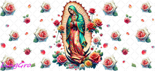 Virgin 16oz UV DTF TRANSFER Libbey Glass Can Cup Wrap KA-3805