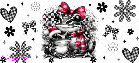 Animal Mom and Baby 16oz UV DTF TRANSFER Libbey Glass Can Cup Wrap-KA-3885