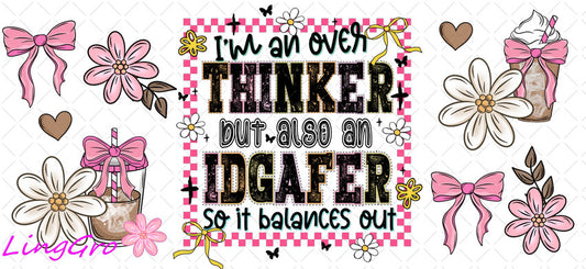 Funny 16oz UV DTF TRANSFER Libbey Glass Can Cup Wrap KA-3984