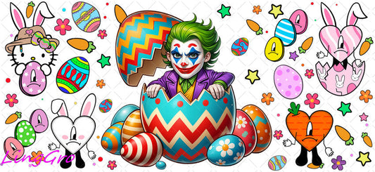 Easter 16oz UV DTF TRANSFER Libbey Glass Can Cup Wrap KA-4025