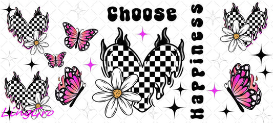 Self Love Affirmation 16oz UV DTF TRANSFER Libbey Glass Can Cup Wrap KA-4034