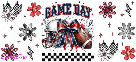 NFL 16oz UV DTF TRANSFER Libbey Glass Can Cup Wrap KA-4035